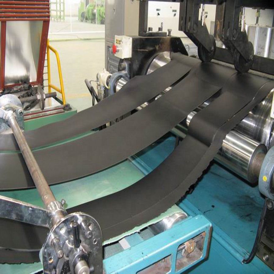 Single roll thin rubber sheet production line for making rubber radial tire lining