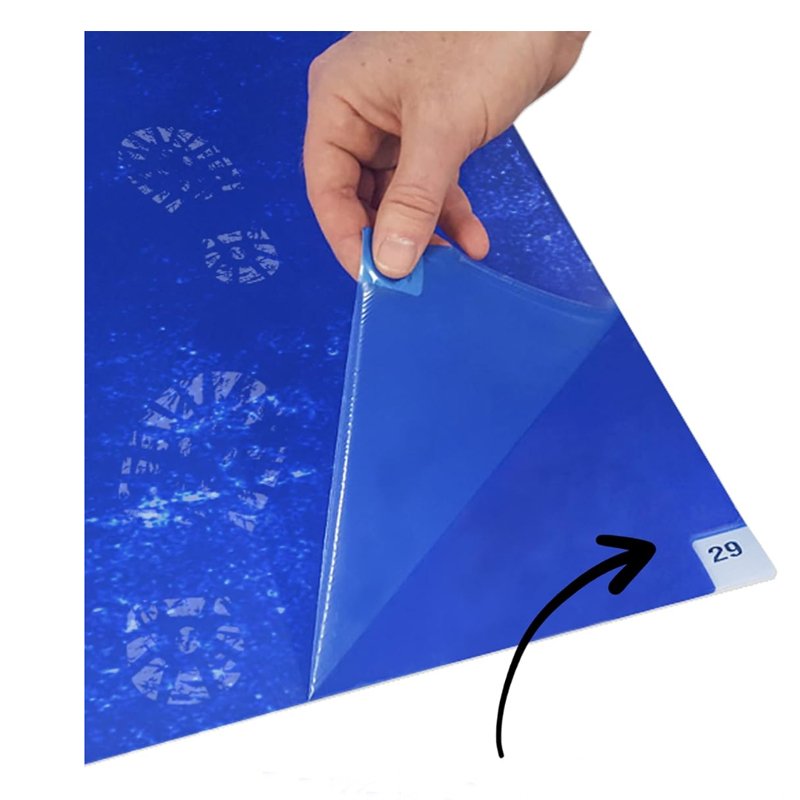 AEGIRSAFE Layers Disposable Blue Sticky Mat