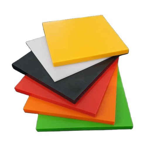 Extrusion of various color thickness 1-200mm HDPE sheets yellow color plastic sheets