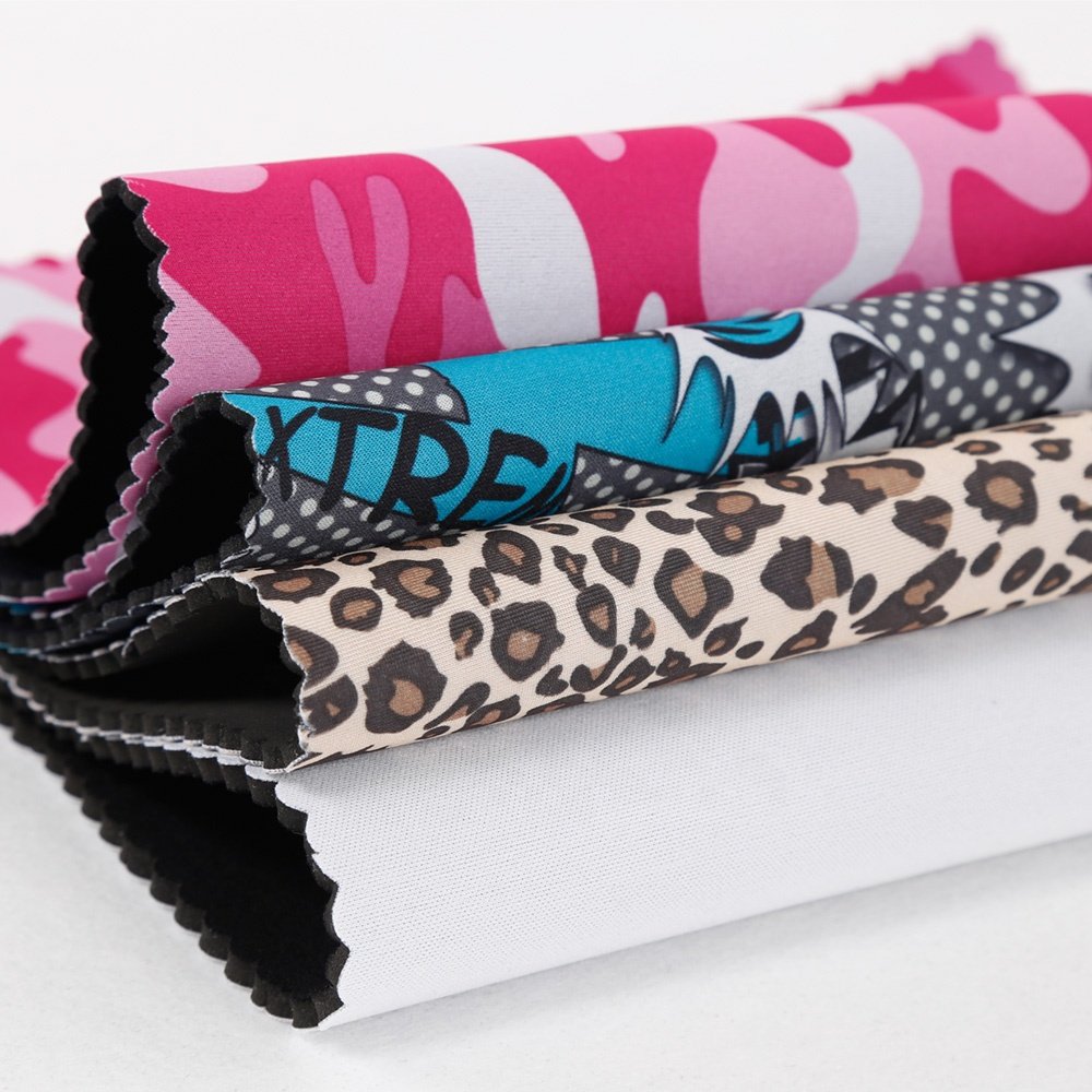 Waterproof 135*330cm Size Can be Printed Sublimation Plain Polyester White Jersey Neoprene Fabric Sheet
