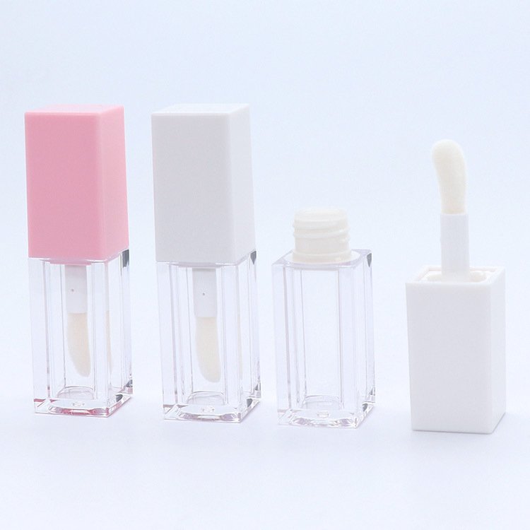 Stock Large brush head Square concealer Empty bottle Thumb Large brush head 5ml lip glaze empty tube Thick rod lip gloss tube