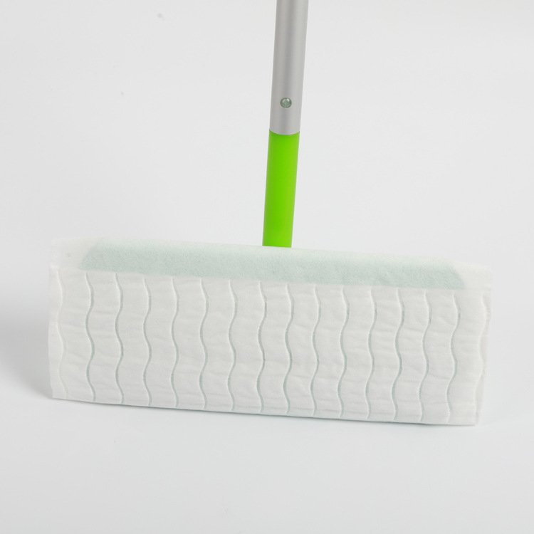 Aluminum pole electrostatic floor cleaner flat plate mop dust removal no-wash clamped mop