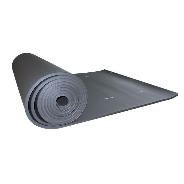 natural silicone soundproofing heat absorbing rubber foam sheet rubber foam insulation sheet for hvac system