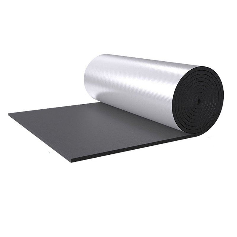 natural silicone soundproofing heat absorbing rubber foam sheet rubber foam insulation sheet for hvac system