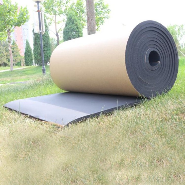 natural silicone soundproofing heat absorbing rubber foam sheet rubber foam insulation sheet for hvac system