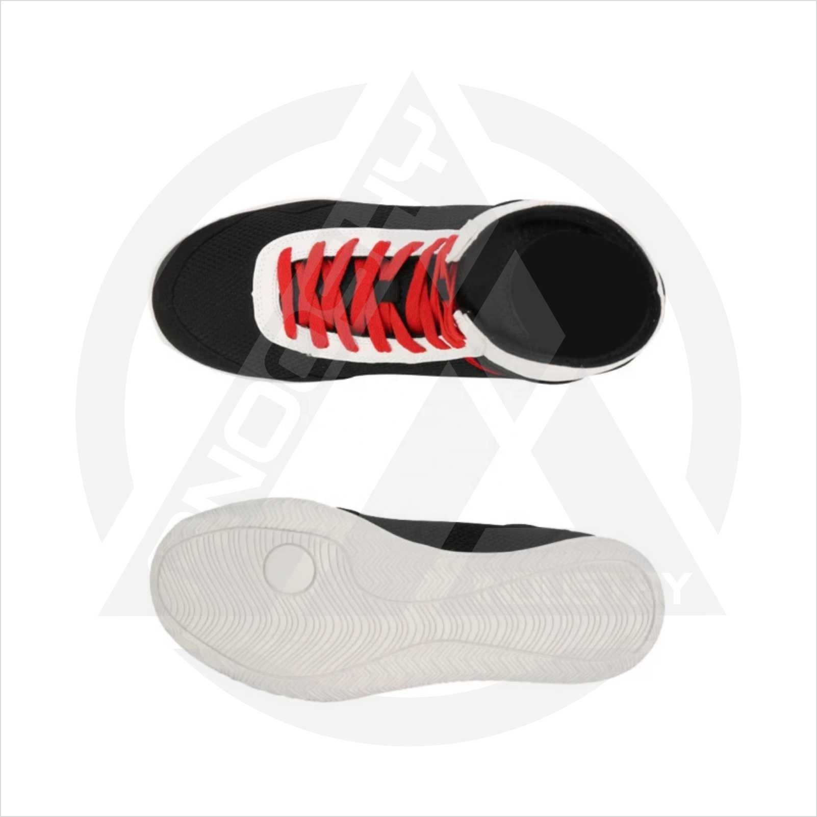Customized High Top Boxing Wrestling Shoes Fashionable Training Leather Rubber Men Women Original Leather/Artificial Leather