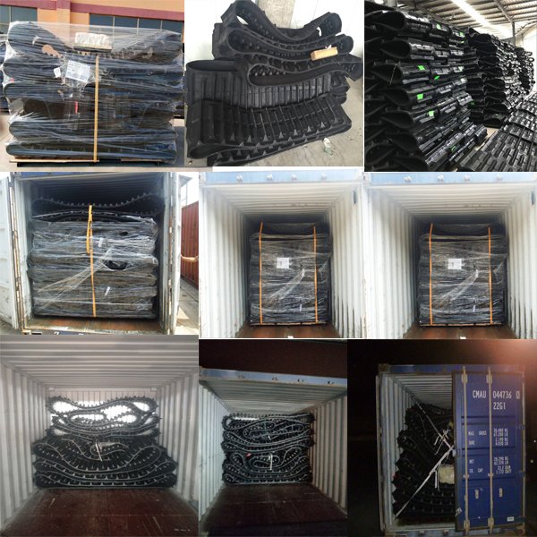 Agricultural track kubota harvester excavator tractor rubber track mini crawler