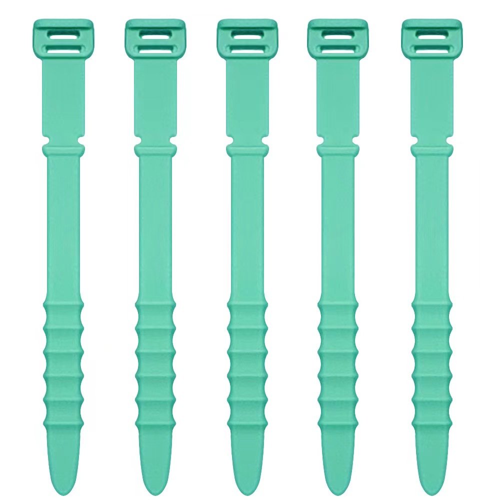 ilicone Cable Ties Cord Organizer Management Wrap Straps for Bundling Desk Cable Cords & Wires Easy to Use