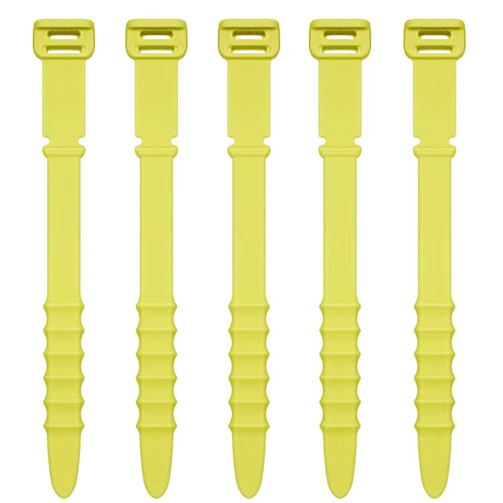 ilicone Cable Ties Cord Organizer Management Wrap Straps for Bundling Desk Cable Cords & Wires Easy to Use