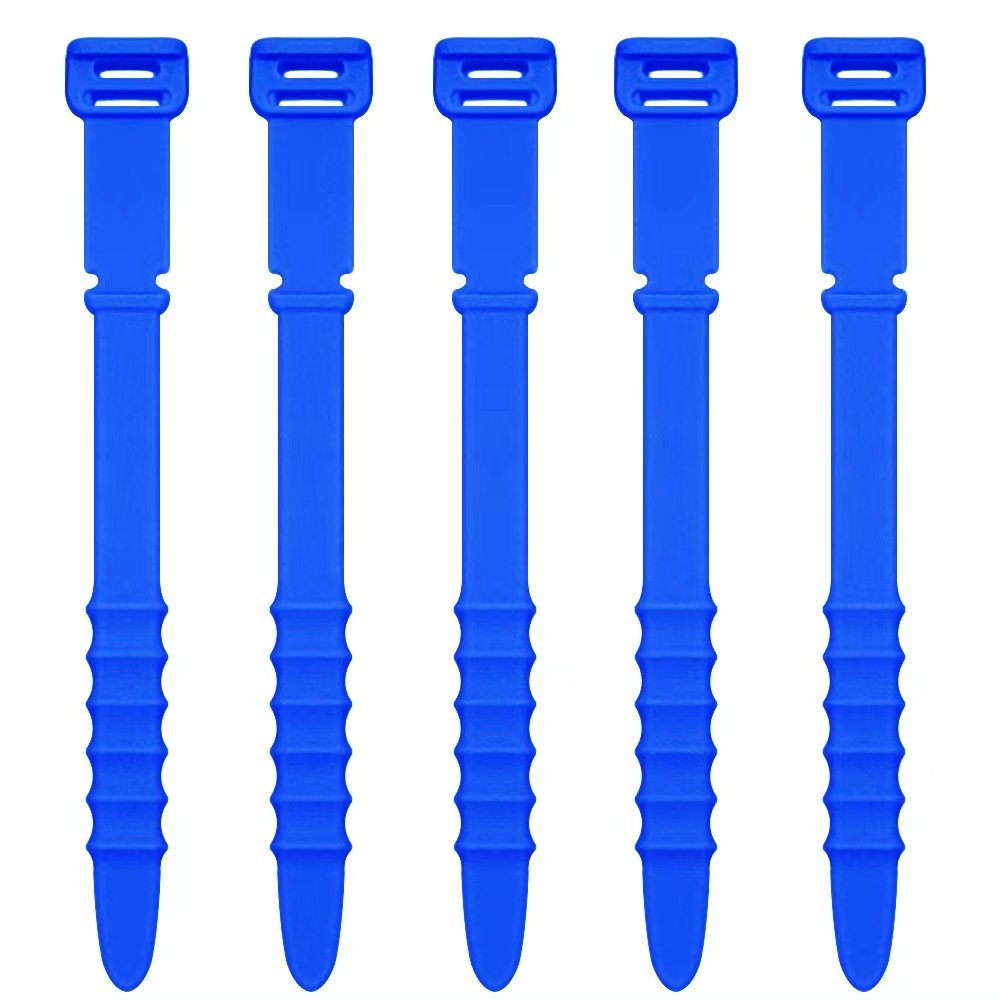 ilicone Cable Ties Cord Organizer Management Wrap Straps for Bundling Desk Cable Cords & Wires Easy to Use