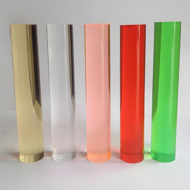 colored acrylic pmma plastic solid round rods acrylic clear plastic rod Acrylic Glass Rod