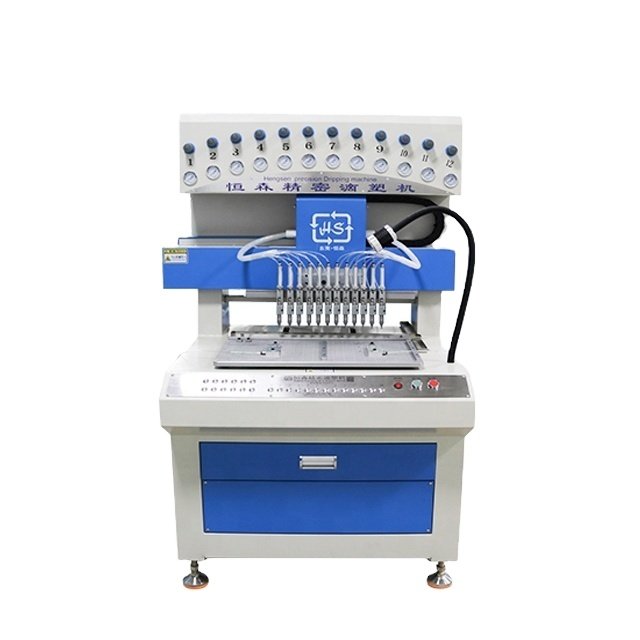 Automatic Liquid PVC Silicone Dripping Molding Machine Silicone Label 3D Machine for Slipper Upper