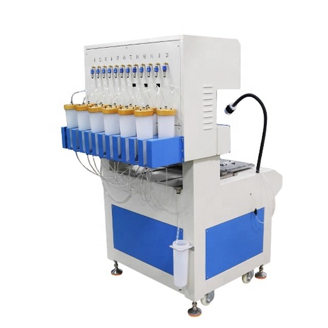 Automatic Liquid PVC Silicone Dripping Molding Machine Silicone Label 3D Machine for Slipper Upper