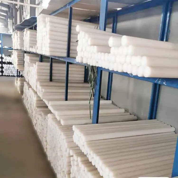 China Factory PA6 PA66 MC nylon round bars low friction engineering plastic rods