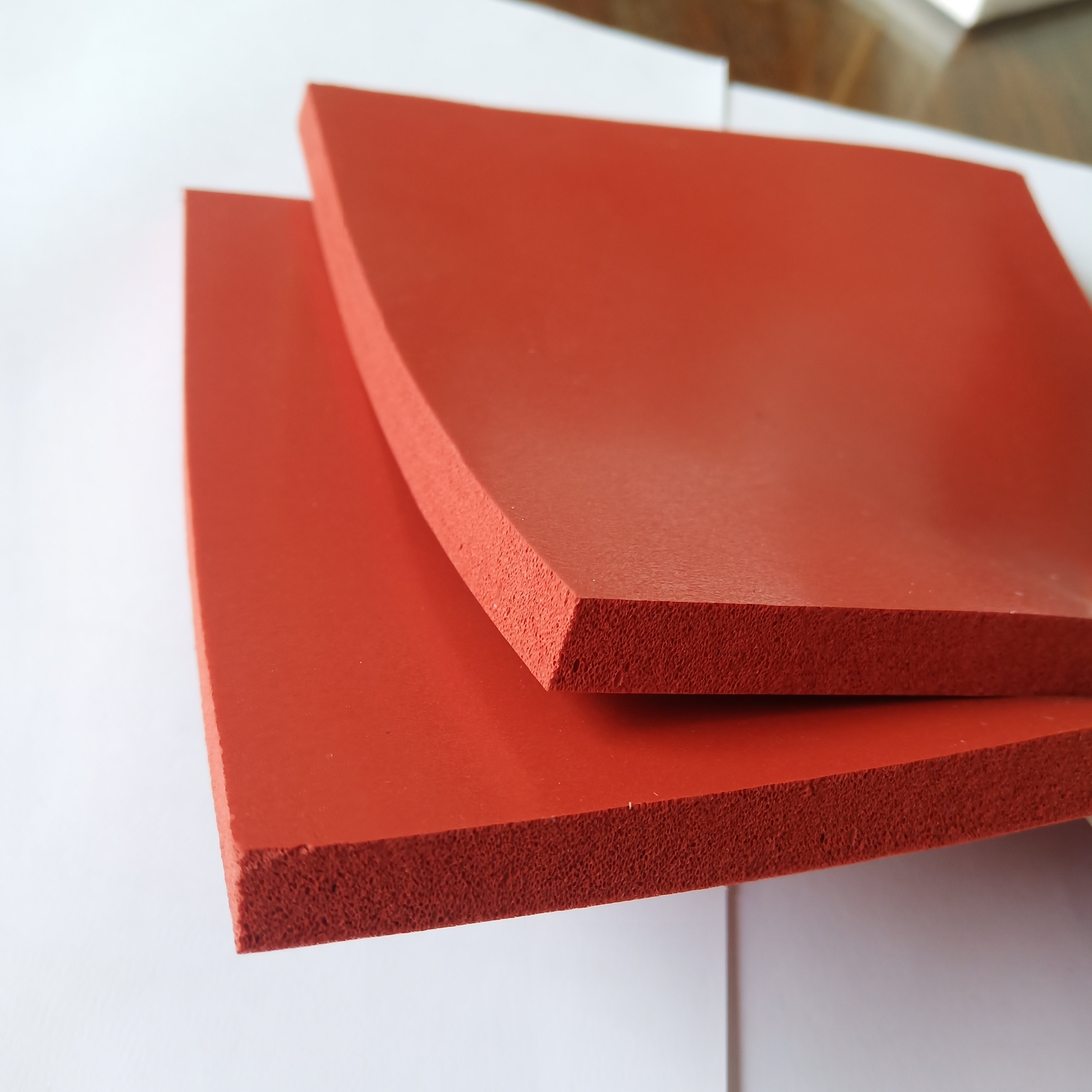 AG Smooth Surface Open Cell Silicone Faom Rubber Sponge Sheet Silicone Rubber Foam Sheet Block Pvc Foam Sheet polished foam pad