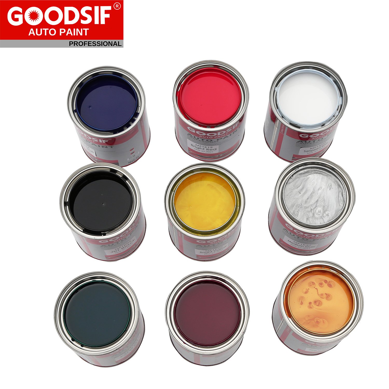 Auto Paint 2K Solid Colors Base Coat Car paint Automotive body Repair thinner Varnish Clear coat primer