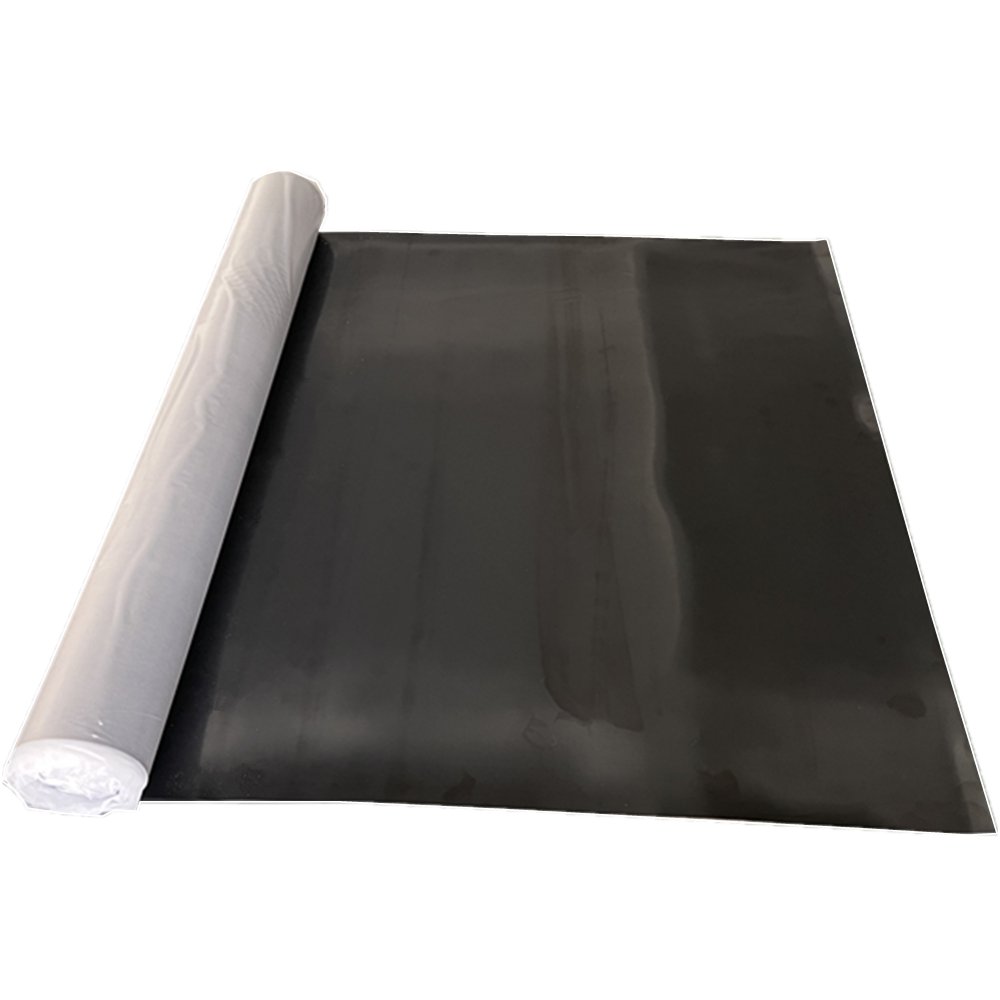 Oil resistant black Fluorene rubber roll FKM rubber sheet with high quality 1mm rubber sheet roll
