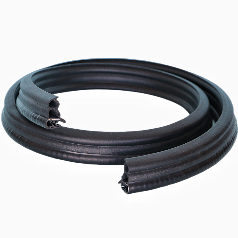 steel belt Epdm U-type Compound Rubber Skeleton Sealing Strip automotive Door Rubber Strip Black Epdm Rubber Products