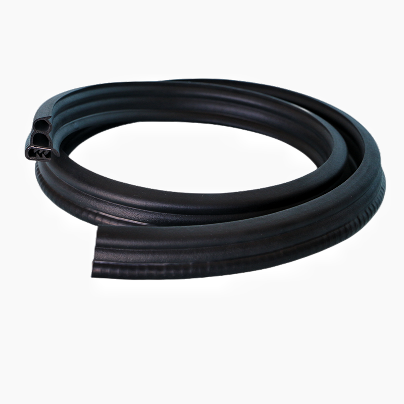 steel belt Epdm U-type Compound Rubber Skeleton Sealing Strip automotive Door Rubber Strip Black Epdm Rubber Products