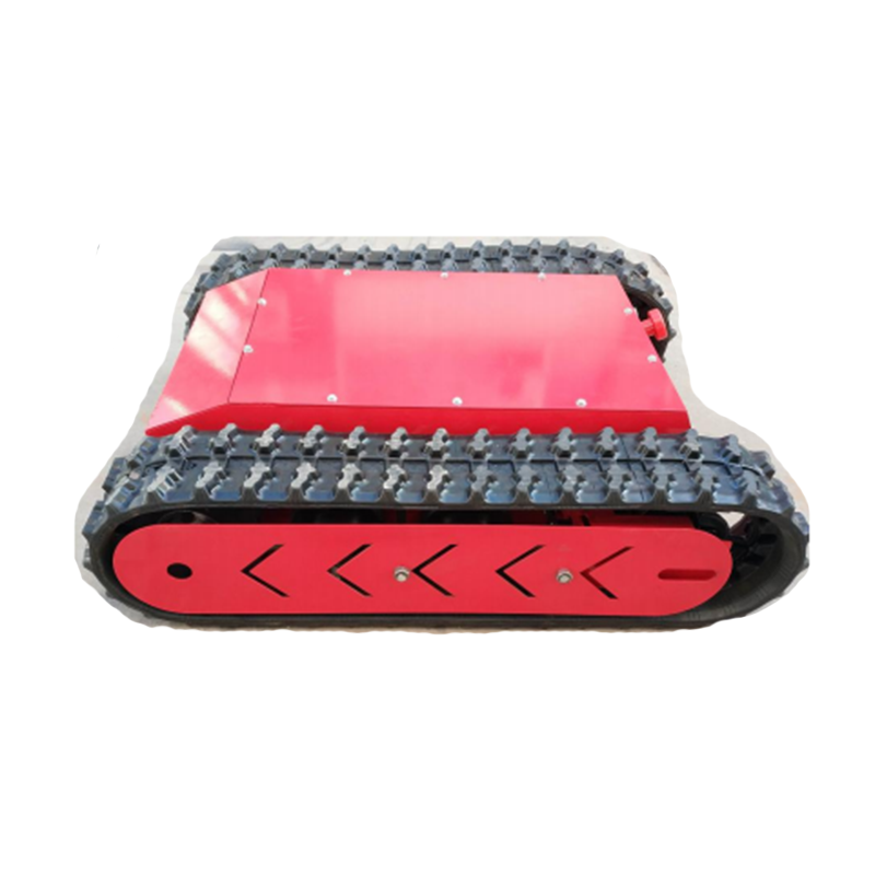 tracked robot tractor rubber track chassis entertainment undercarriage platform rubber track assem transport