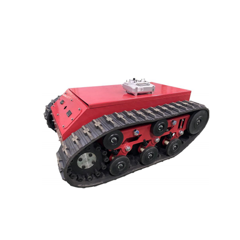 tracked robot tractor rubber track chassis entertainment undercarriage platform rubber track assem transport