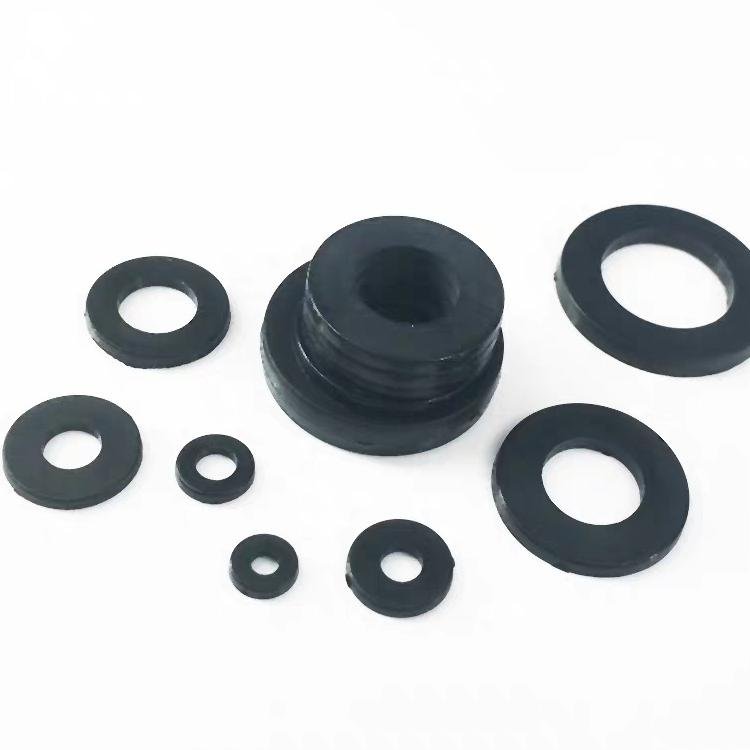 Factory Direct Sale Customized Machinery Gasket Shim Rubber Seal Element Automotive Shock Absorb Rubber Parts