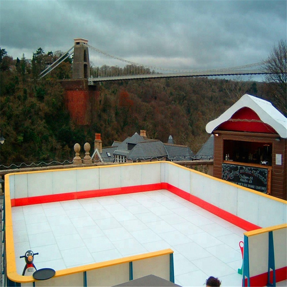 PE Material Hockey Synthetic Ice Rinks Artificial Ice Skating Rinks Used Synthetic Ice for Sale