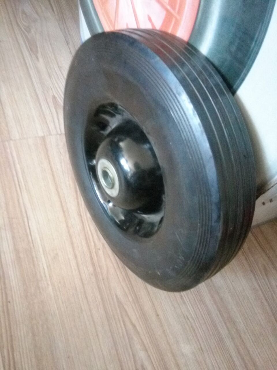 solid rubber wheel 10 x 2.5 inch for hand trolley
