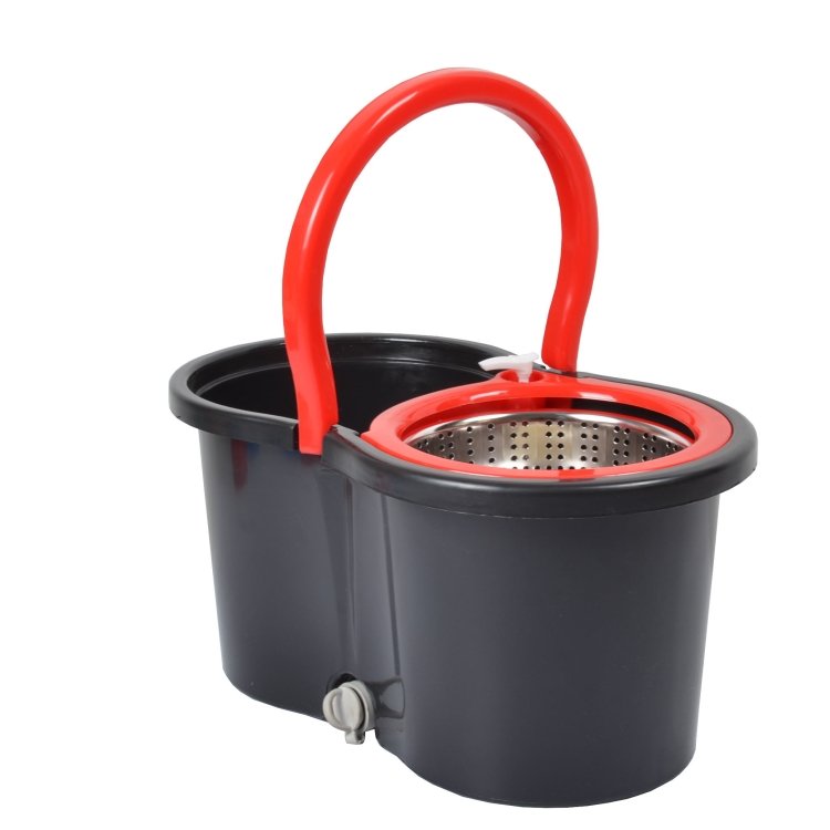 2024 china mucrofiber dust mop new plastic bucket magic spin of mop