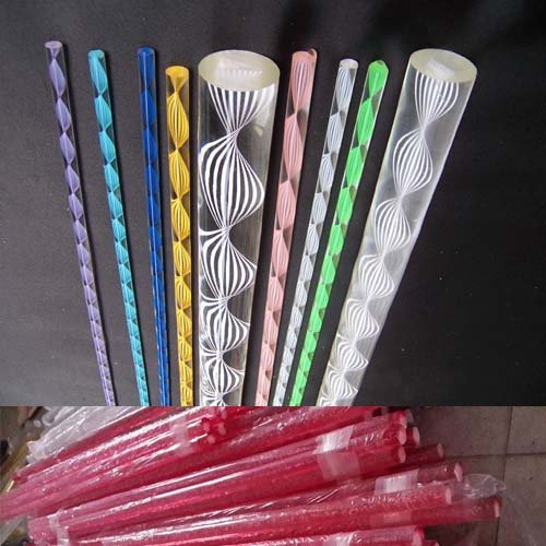 clear transparent color acrylic rod