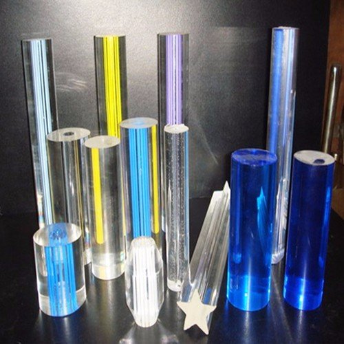 clear transparent color acrylic rod
