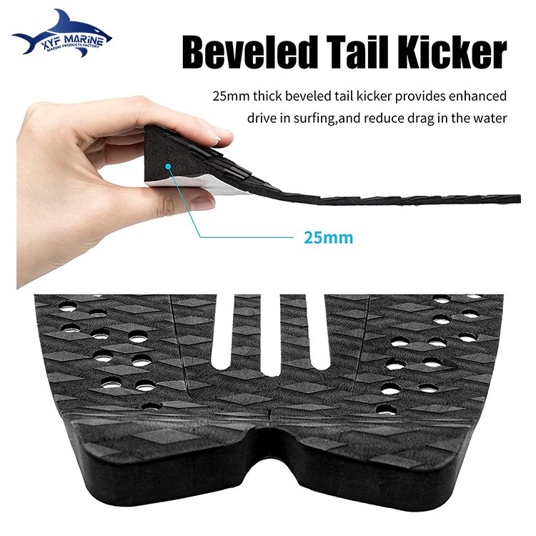 2024 Non-Slip Traction Pad Deck Grip Mat EVA Sheet 3M Adhesive for Custom Surfboard Pad