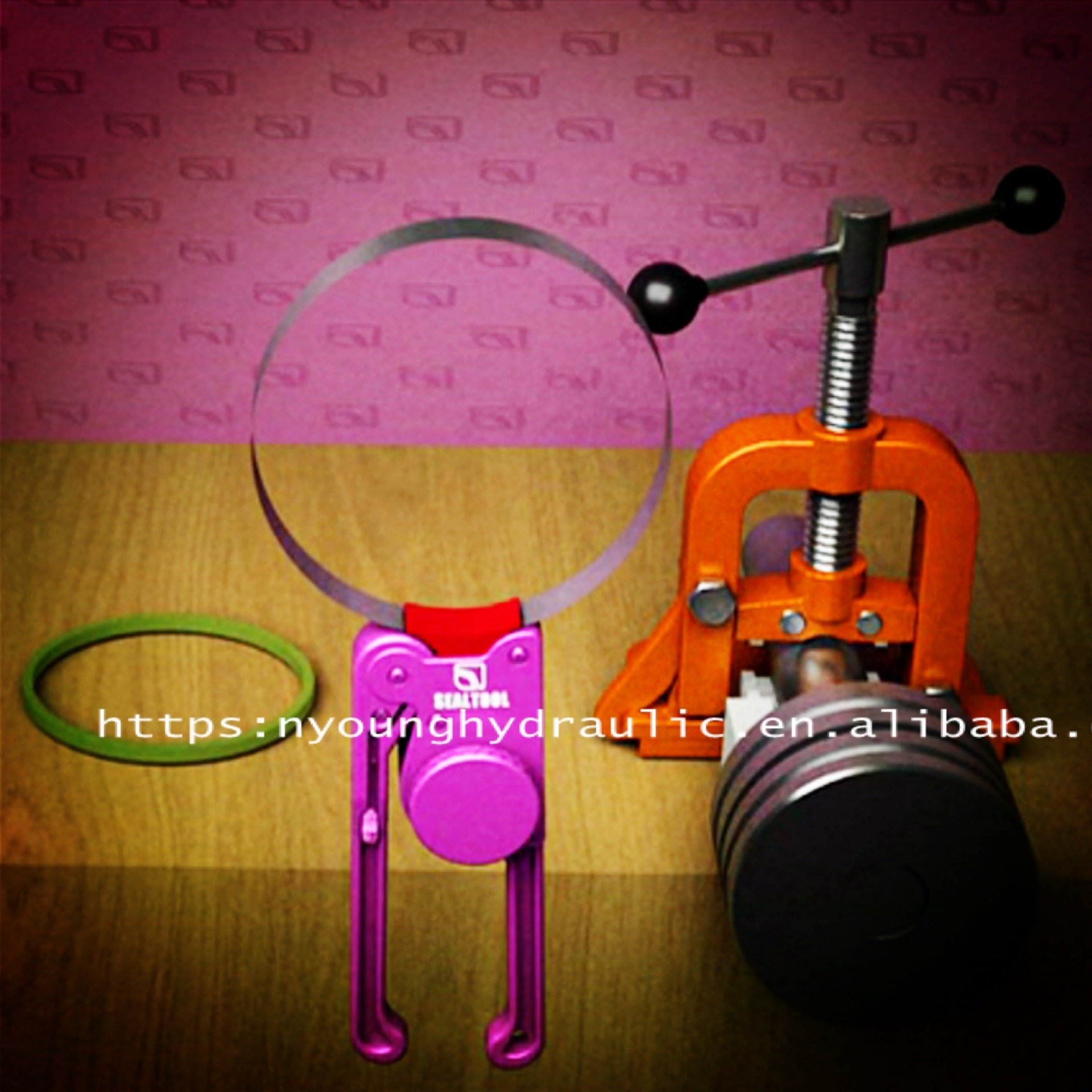 SEALTOOL, Hydraulic Cylinder Rod Piston Seal tool, seal Clasper