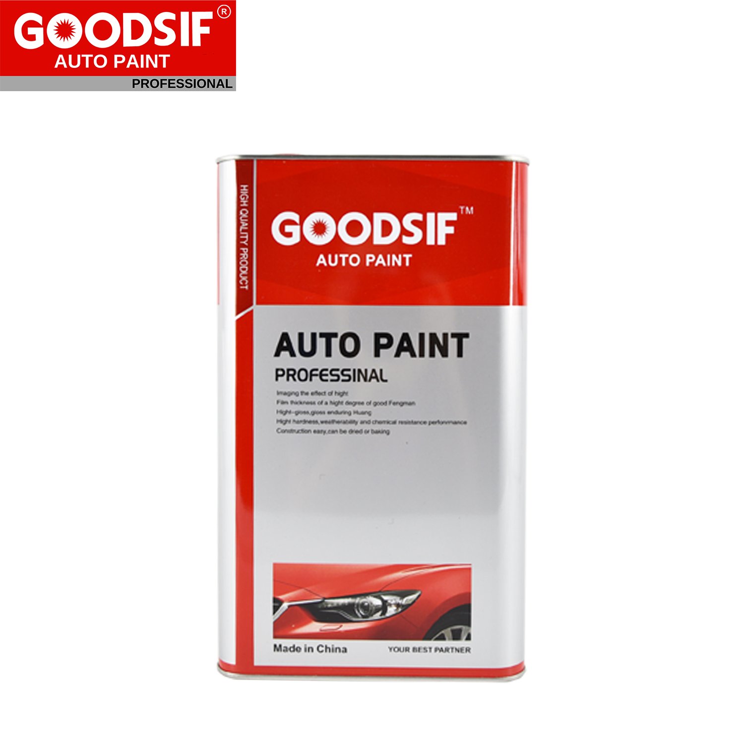 Acrylic HS MS Automotive Clear Coat 2k Car Varnish for Pintura Automotriz Pure Fine Silver Auto Paint