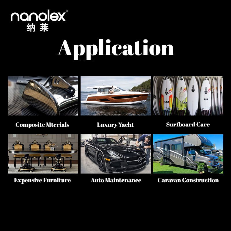 Nanolex S886 High-Performance Water-Based Polishing Wax Emulsion Carnauba Wax & Pigment Optimal Car Detailing Daily Chemicals
