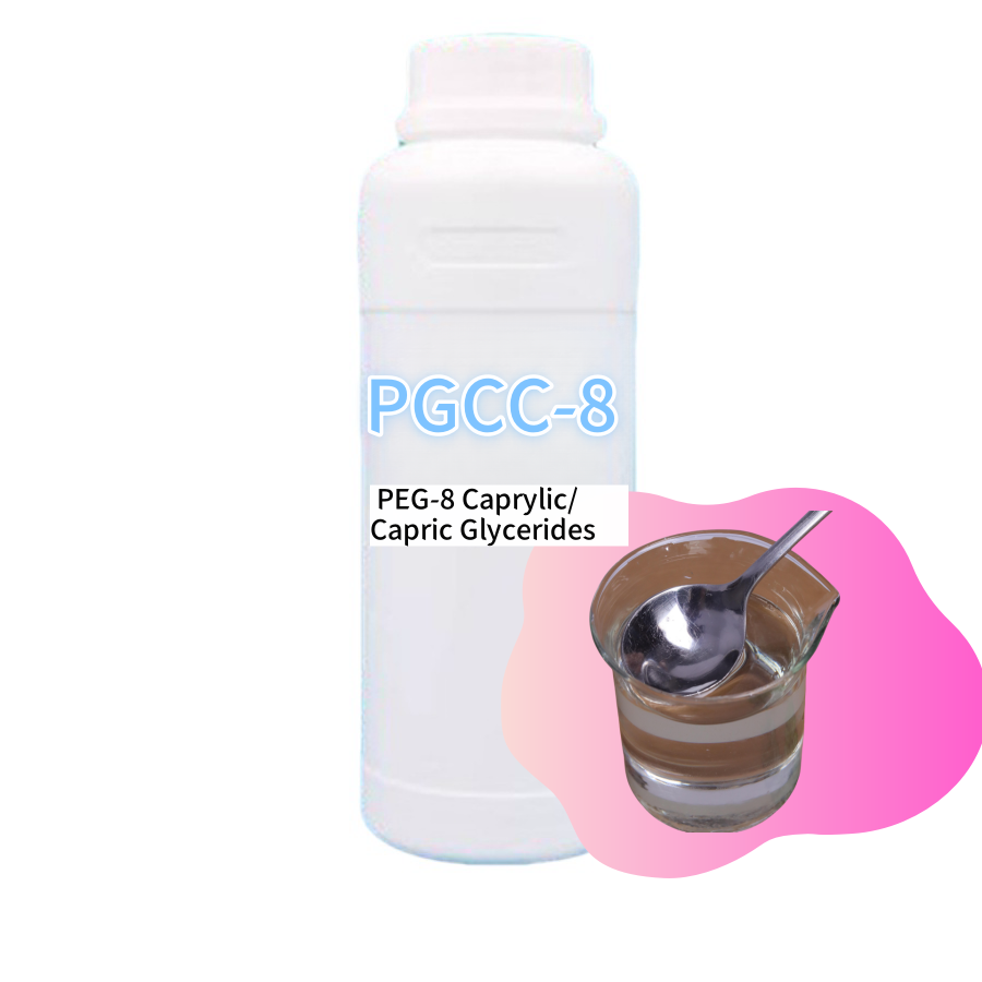 Cosmetic Grade PEG-8 Caprylic/Capric Glycerides Grease PGCC-8 Moisturizing Daily Chemicals Raw Materials
