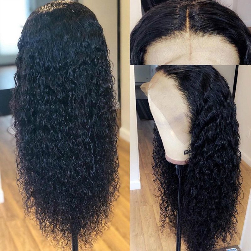 Fashion style WIG women's chemical fiber lace long curly hair African small roll half hand crocheting head cover WIG factory