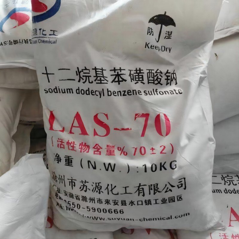 Linear Alkyl Benzene Sulfonate LAS70 Solid Powder Daily Chemicals Product