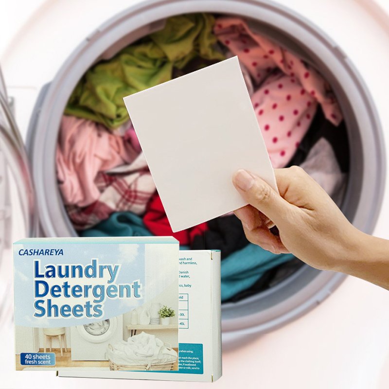 Private Label Custom Logo Ultra Concentrated Deep Decontamination Laundry Detergent Sheets