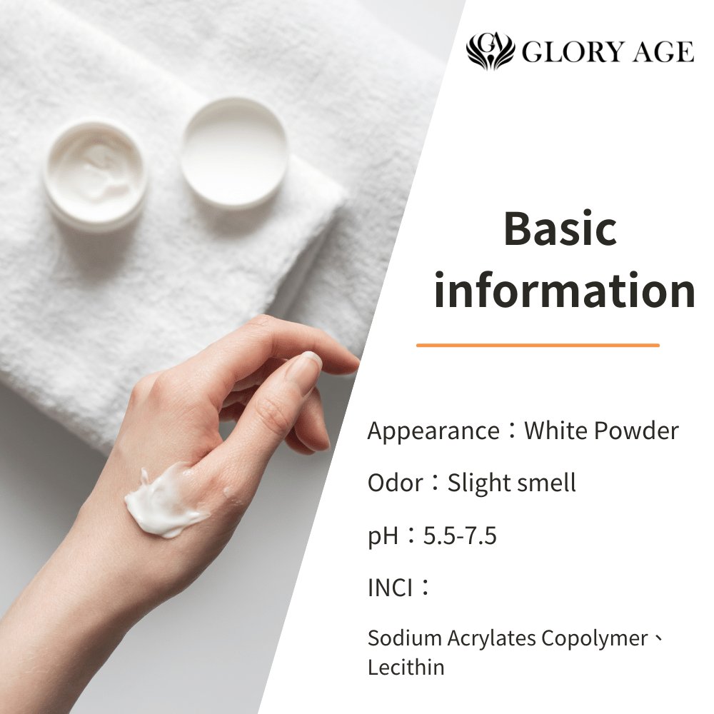 Gloryage GA.N.GEL Natural Emulsifier With Sodium Acrylates Copolymer Emulsified Daily Chemicals Emulsifying Cosmetic
