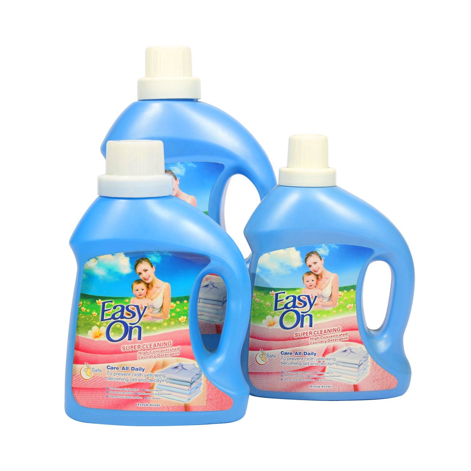 Daily Clothes Cleaning Hand Washing Machine Washing used Transparent Laundry Detergent Liquid 1L