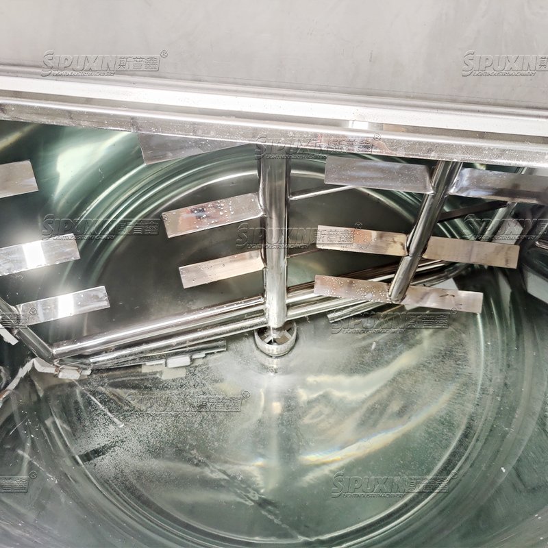 SPX Good quality 2000L combined anti-explosion daily chemical lotion mixing tank cream Making Machine Homogenizer Mixer Tank