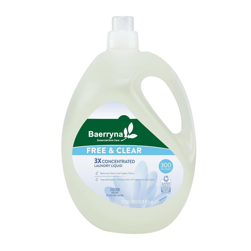 Hypoallergenic Concentrated Eco-Friendly Plant Based High Efficiency Laundry Liquid Detergent