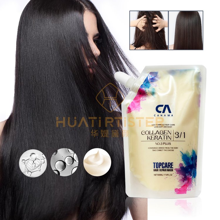 Huati Sifuli CA canama keratin collagen Moisturizing Bulk Collagen For All Types Hair Care 3/1 shampoo and Conditioner