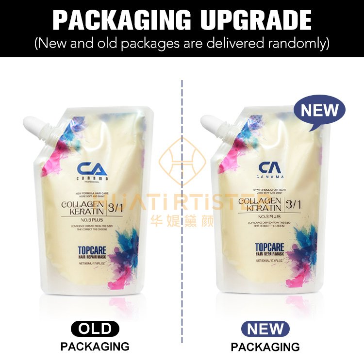 Huati Sifuli CA canama keratin collagen Moisturizing Bulk Collagen For All Types Hair Care 3/1 shampoo and Conditioner