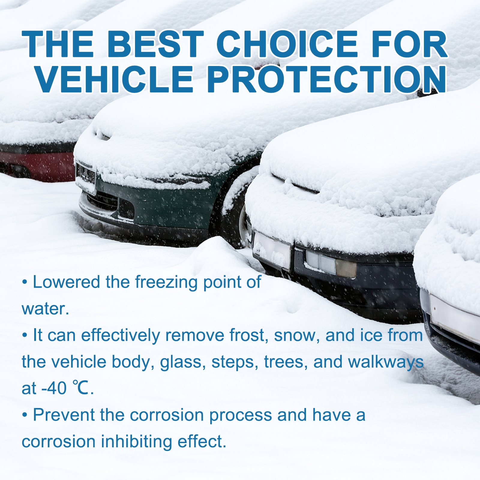 Rayhong OEM&ODM Car Snow Melter Effective Ice Cleaner Non-toxtic Ice Cleaner For Car Window