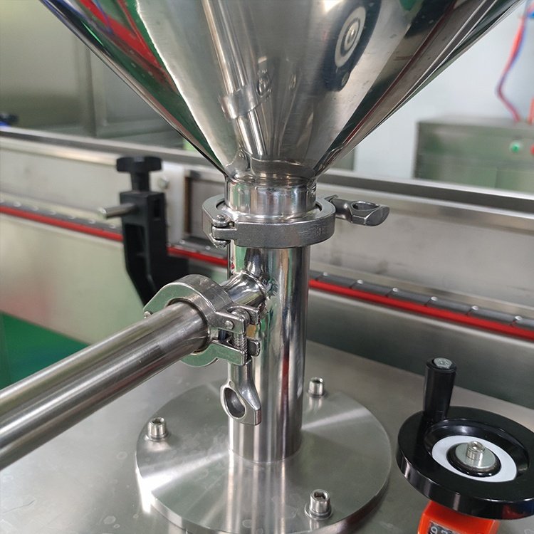 AILE Single Head Automatic Jar Grain Corn Hopper Glass Salt Bottle Filler Granule Filling Machine