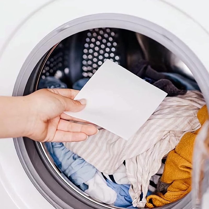 Custom Packing Easy Dissolving Portable Laundry Detergent Sheets Strips Washing Paper For Laundry Machine
