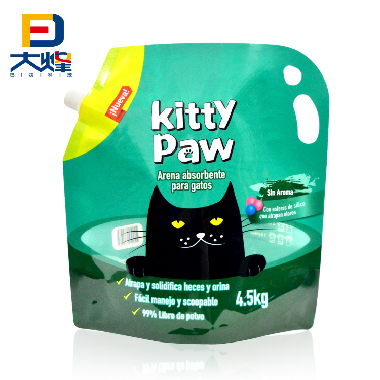 Laundry Liquid Soap Detergent Packaging Stand Up Spout Pouch Daily-chemical Packaging Bags