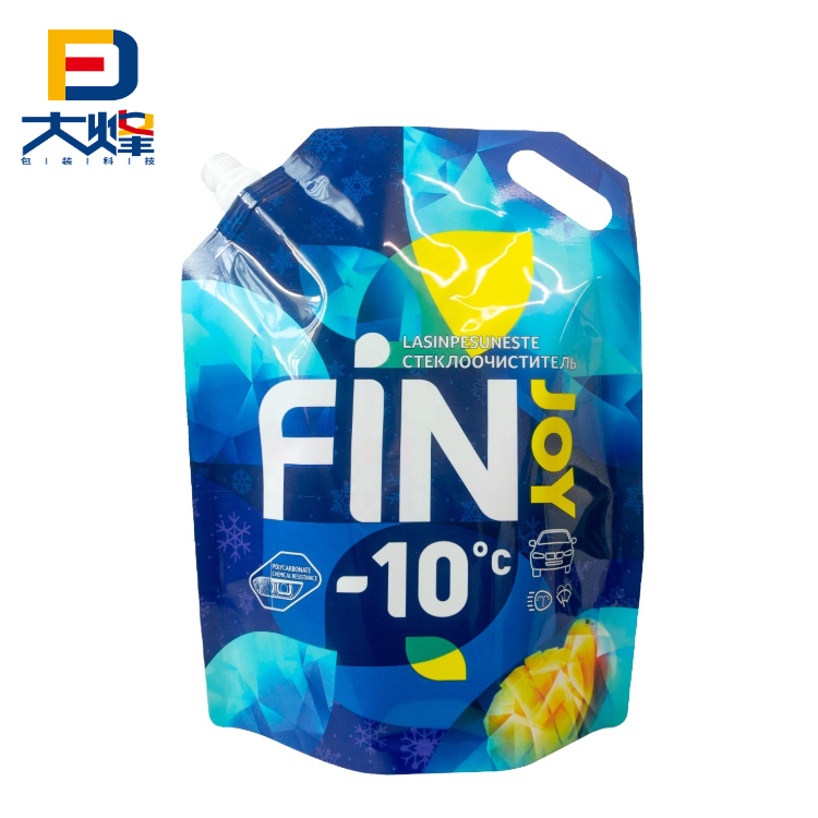 Laundry Liquid Soap Detergent Packaging Stand Up Spout Pouch Daily-chemical Packaging Bags